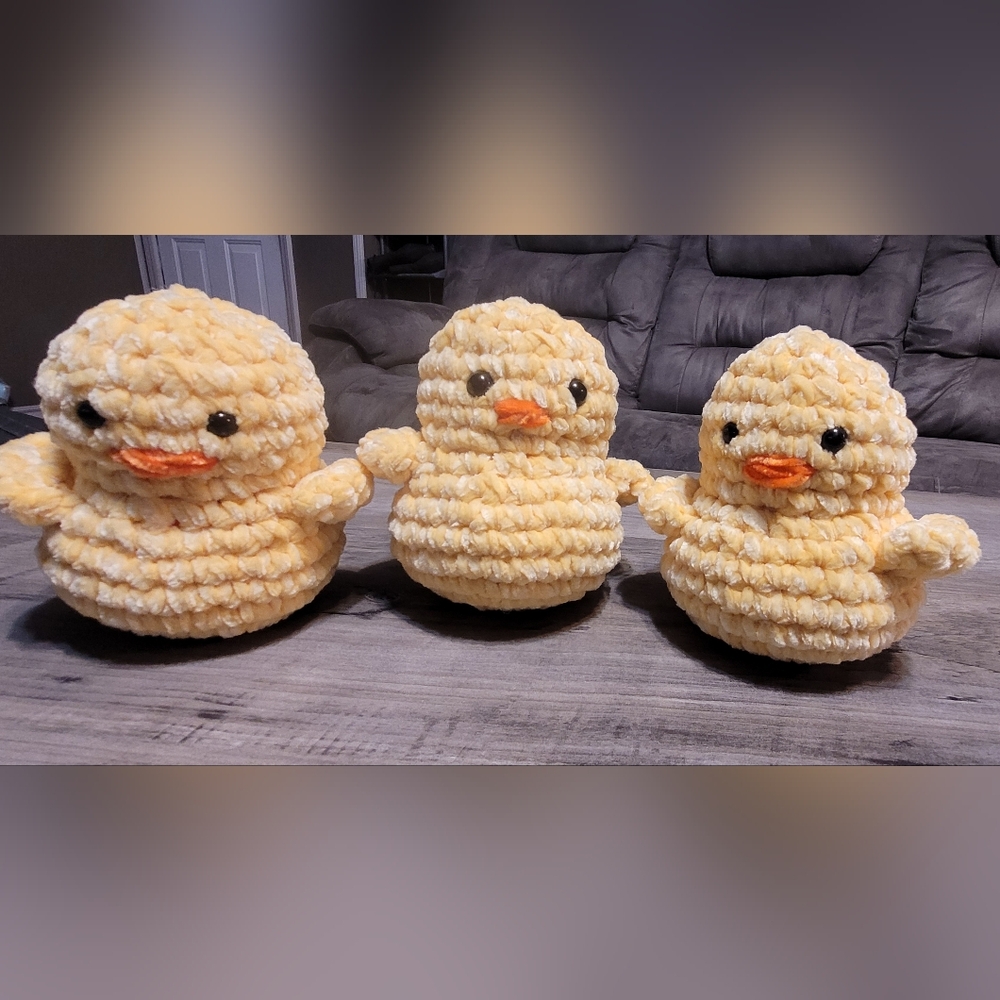 Adorable Plush Yellow Chick